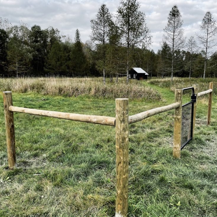 How to Brace a Fence Corner » Tree Farm Design Co.