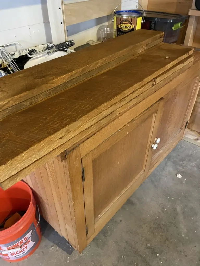 Old kitchen cabinet