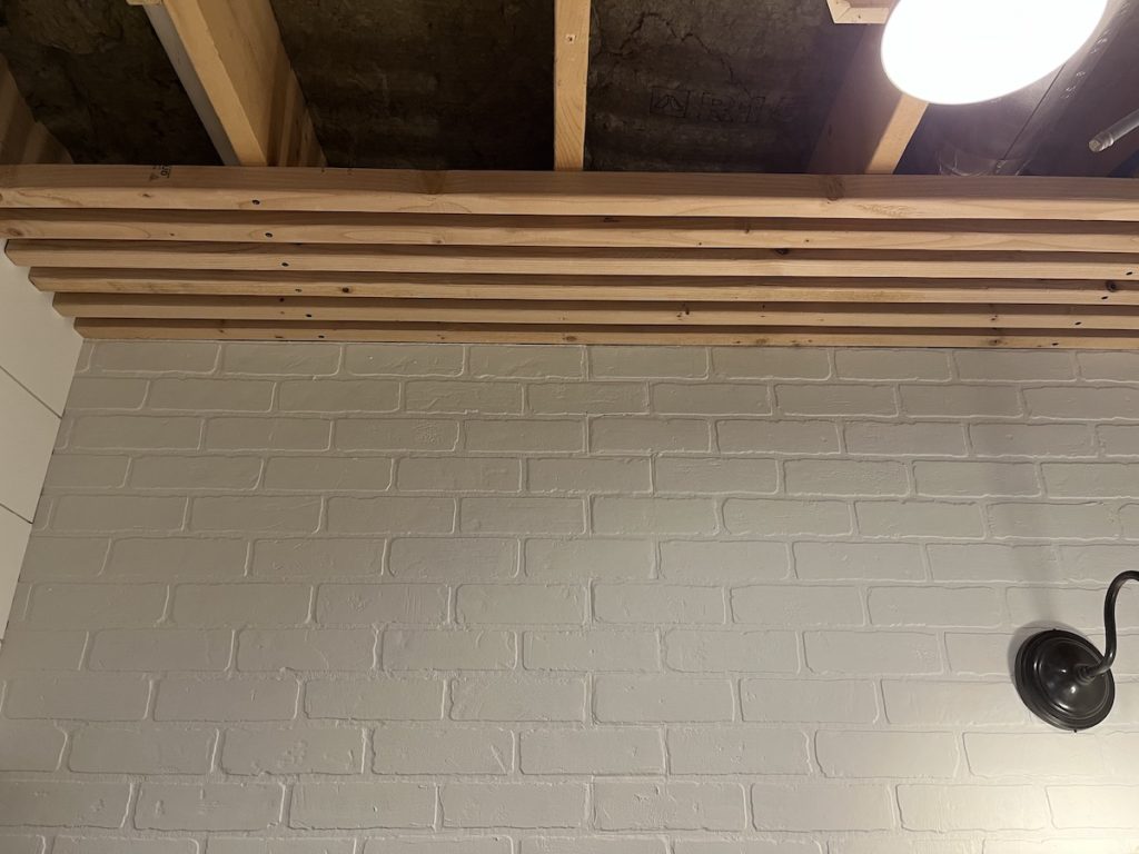 installing removable basement slat ceiling