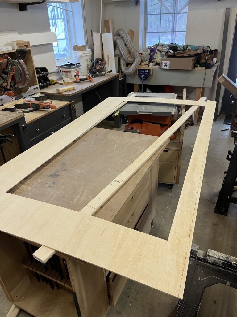 Creating plywood template