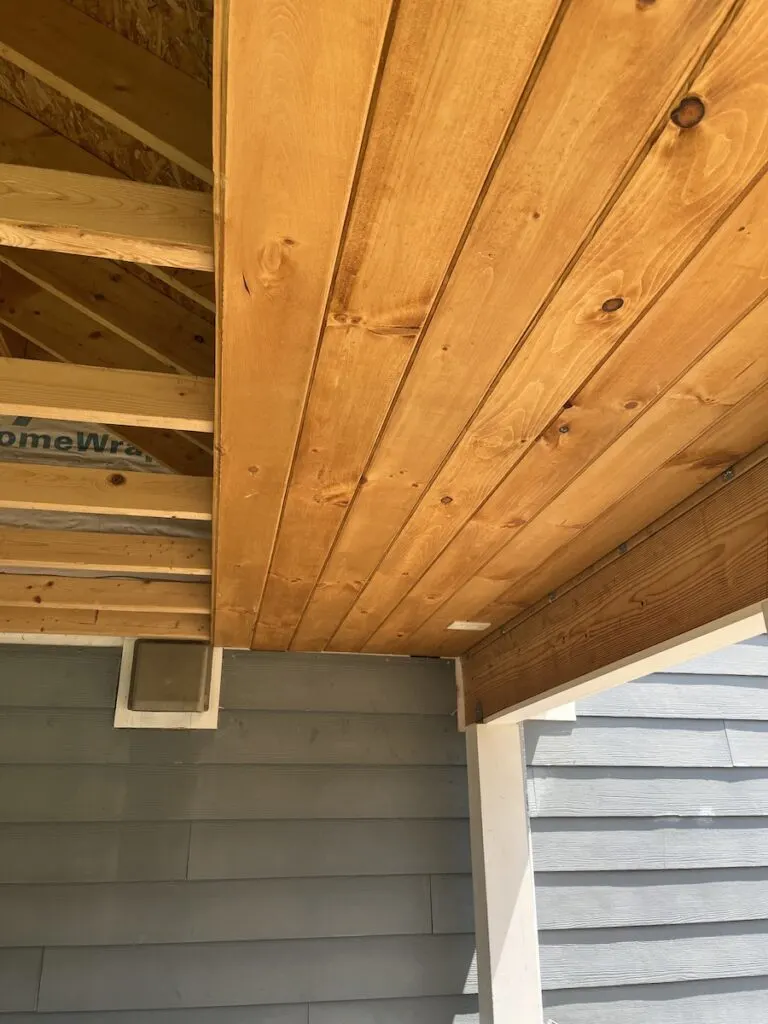 Outdoor Tongue And Groove Ceiling