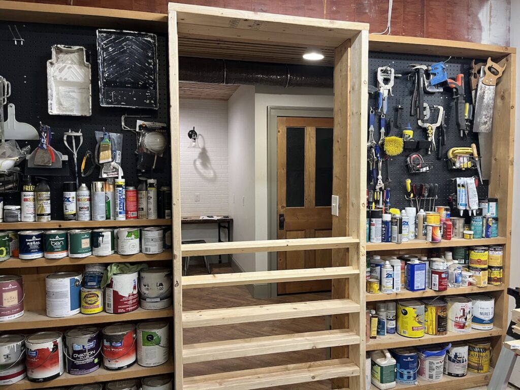 Rough fit of rolling shelves
