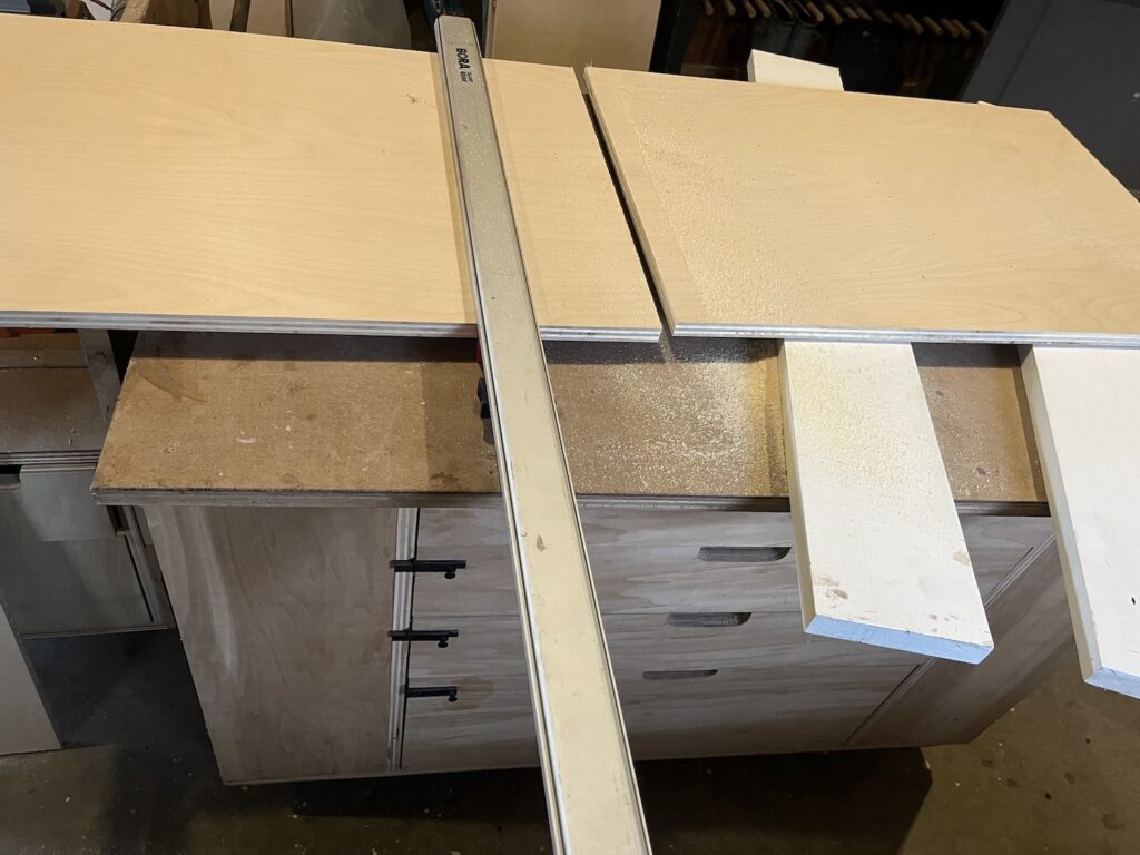 Cutting down drawer boxes